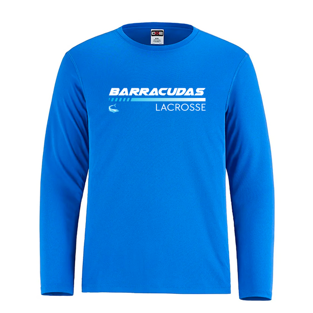 Barracudas Long Sleeve Performance Tee (Print Pro Logo)