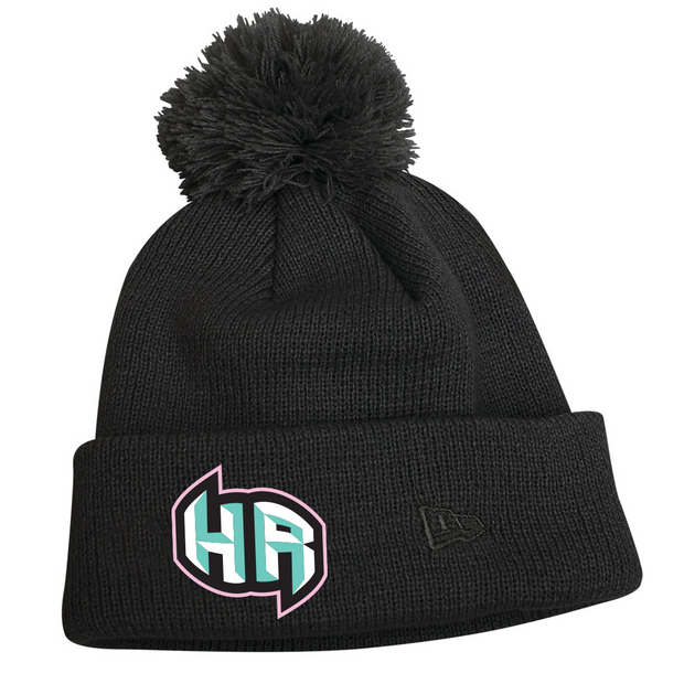 HR Juel New Era Pom Pom Toque (Twill Patch Logo)