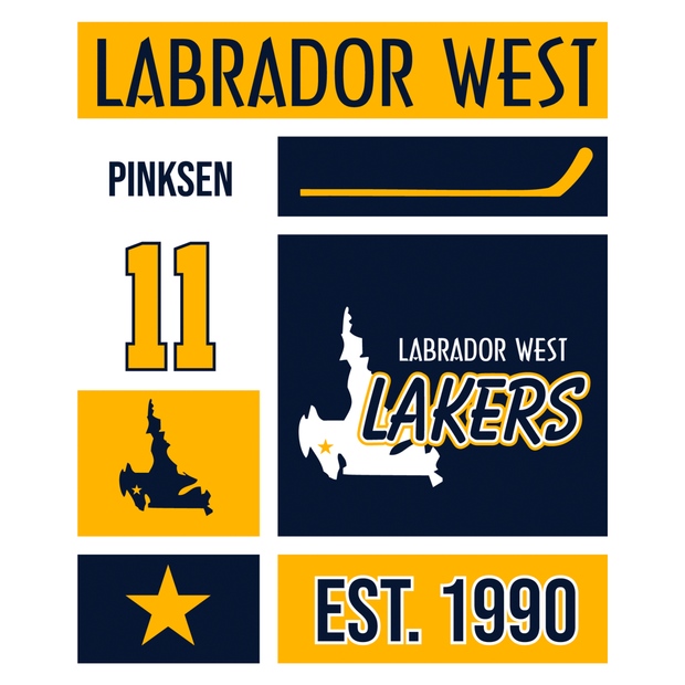 Labrador West Lakers Personalized Sherpa Blanket