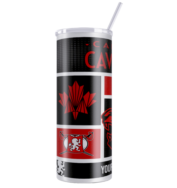 Sublimated Custom Skinny Tumbler