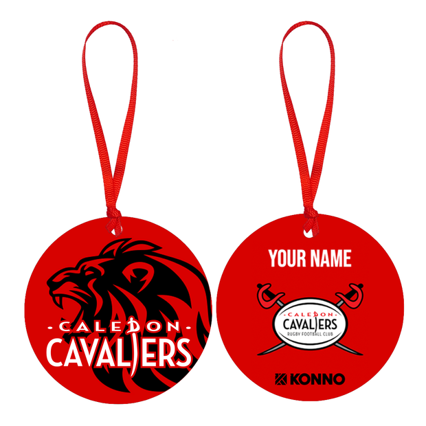 Caledon Cavaliers Holiday Ornament (Sublimated Design)