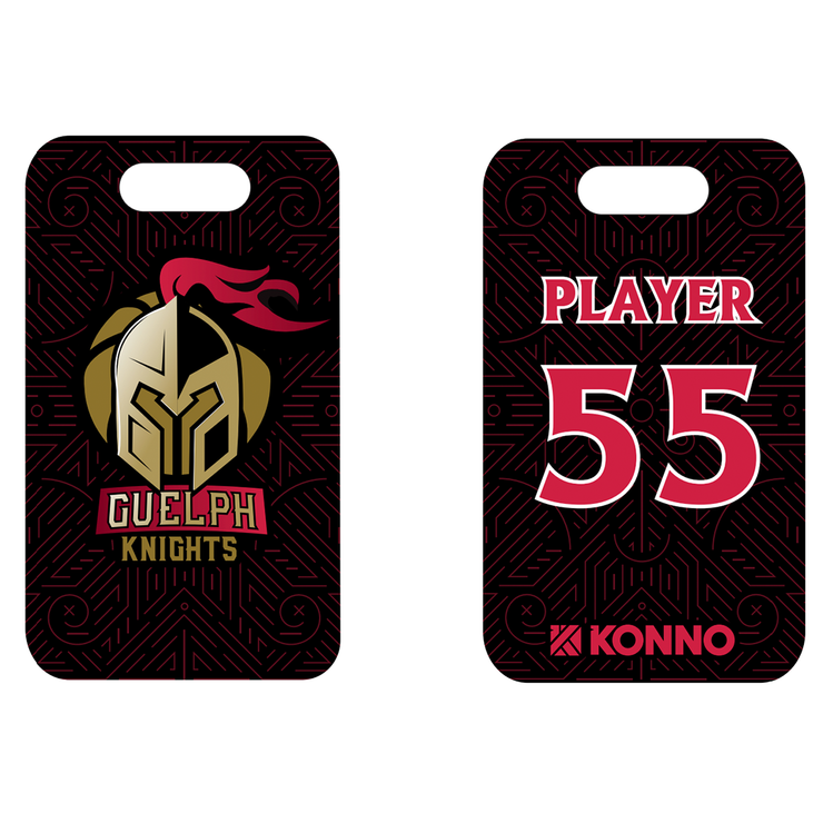 Guelph Knights Custom Bag Tag (Sublimated)