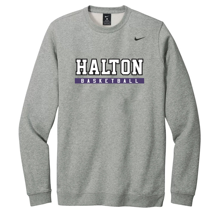 Halton Nike Club Fleece Crewneck (Print Logo)