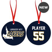 Labrador West Lakers Holiday Ornament (Sublimated Design)