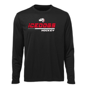 Orillia Ice Dogs Long Sleeve Performance Tee (Pro Print Logo)