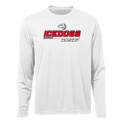 Orillia Ice Dogs Long Sleeve Performance Tee (Pro Print Logo)