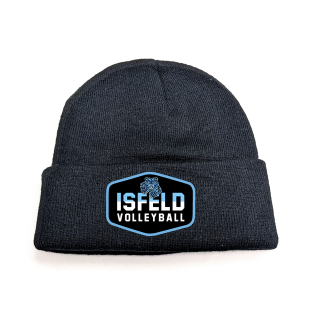 Isfeld Volleyball Knit Cuff Toque (Custom Patch Logo)