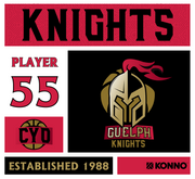 Guelph Knights Sublimated Custom Tumbler (Sublimated Design)