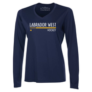 Labrador West Lakers Long Sleeve Performance Tee (Print Pro Logo Light)