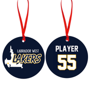 Labrador West Lakers Holiday Ornament (Sublimated Design)