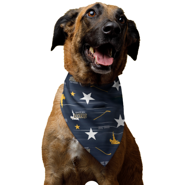 Labrador West Lakers Bandana/Pet Accessory (Sublimated)