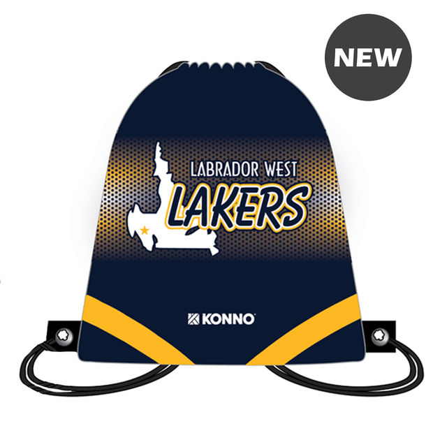 Labrador West Lakers Sublimated Drawstring Cinch Bag (Sublimated Logo)