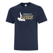 Labrador West Lakers Cotton/Blend Tee (Print Full Logo Light)