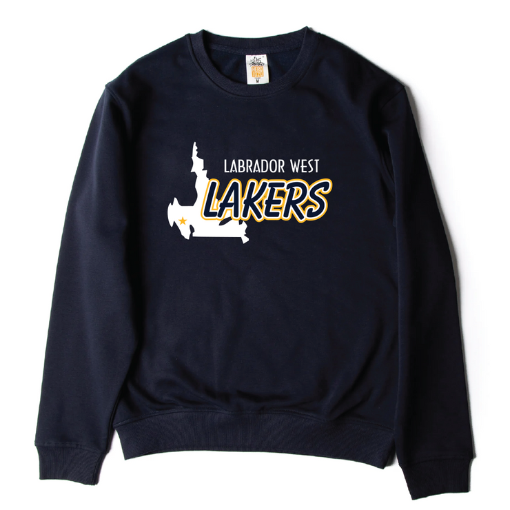 Labrador West Lakers Premium Full Logo Crewneck (Twill Patch)