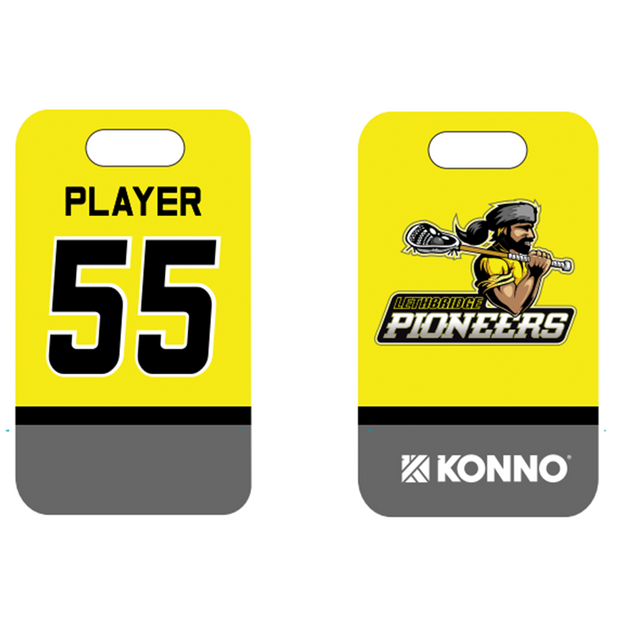 Lethbridge Pioneers Custom Bag Tag (Sublimated)