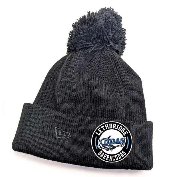 Lethbridge Barracudas New Era Pom Pom Toque (Custom Patch)