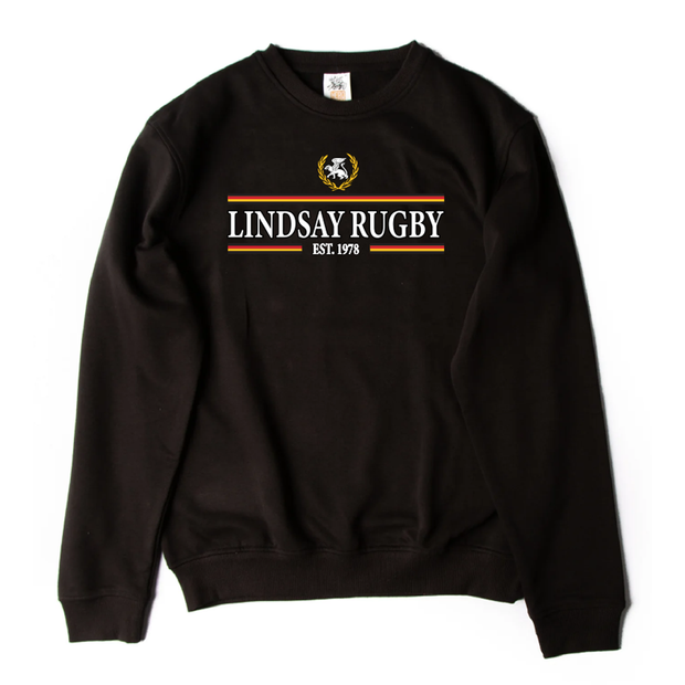 Lindsay Rugby EST.1978 Premium Crewneck (Print Logo)