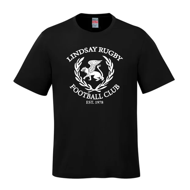 Lindsay RFC Cotton/Blend Tee (White Print Logo)