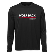 Makkovik Wolf Pack Long Sleeve Performance Tee (Print Pro Logo)