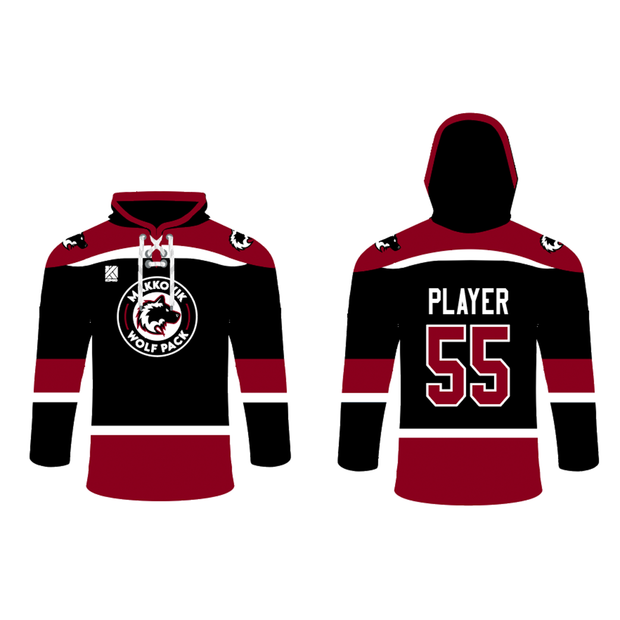 Makkovik Wolf Pack Custom Hockey Hoodie (Sublimated)