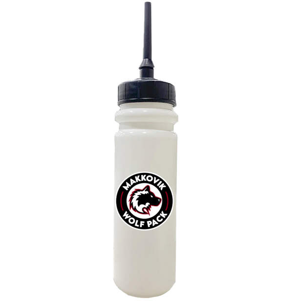 Makkovik Wolf Pack Water Bottle with Tip (Vinyl Logo)