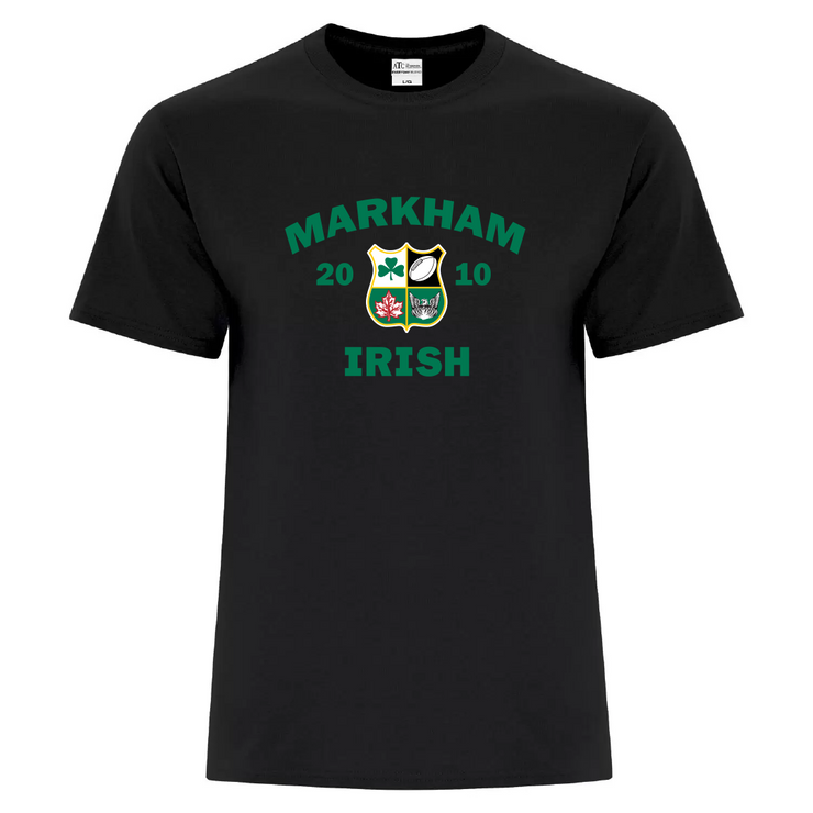 Property of Markham Irish Cotton Blend Tee (Print Logo)