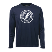 West Mall Lightning Long Sleeve Performance Tee (Print Logo)