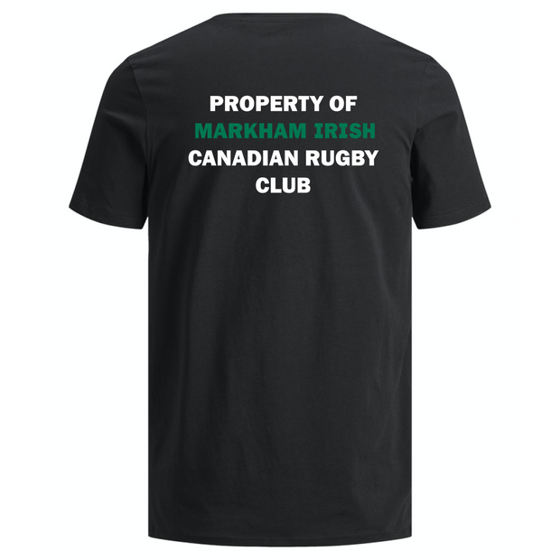 Property of Markham Irish Cotton Blend Tee (Print Logo)