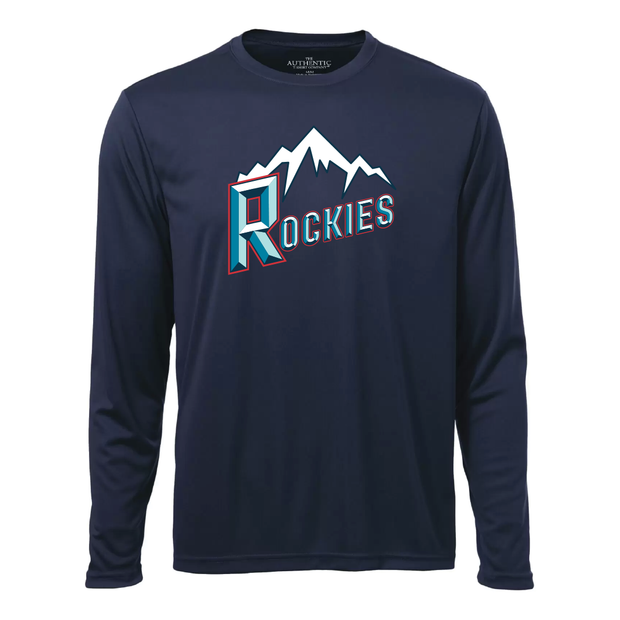 Rockies Long Sleeve Performance Tee (Rockies Print Logo)