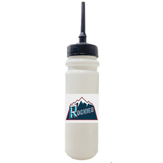 Rockies Water Bottle with Tip (Vinyl Logo)