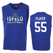 Isfeld Volleyball Sleeveless Performance Tee (Print Logo)