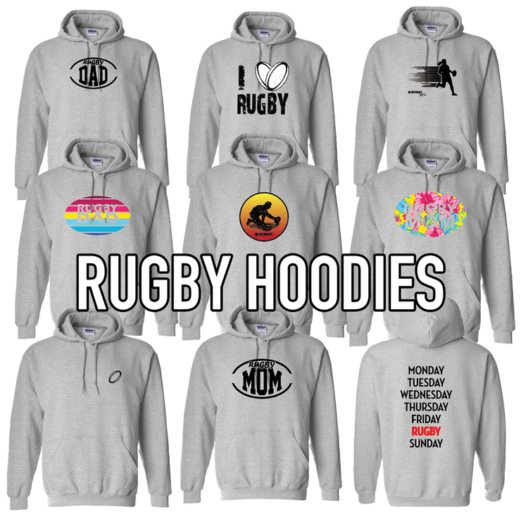 Sport Grey Rugby Hoodie $25/each or 2/$40