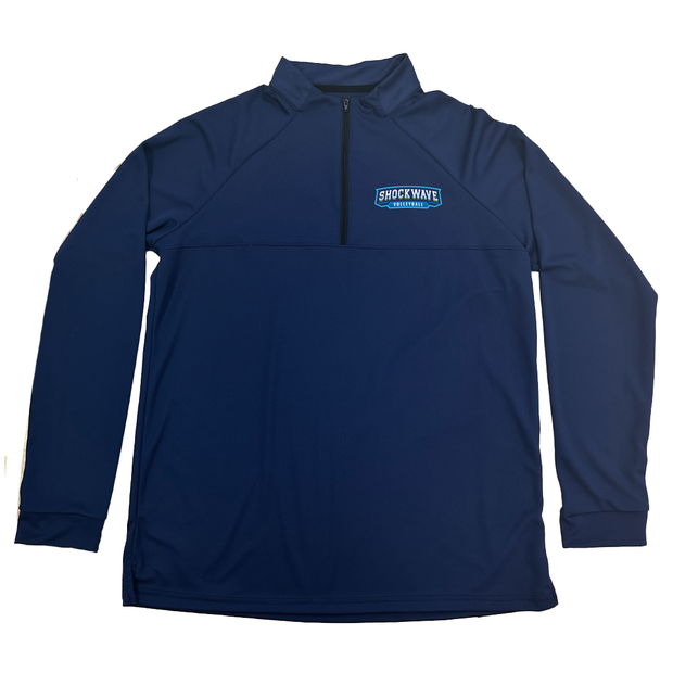 Shockwave Volleyball 1/4 Zip Pullover (Print Logo)