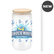 Shockwave Libbey Glass Cup (Sublimated Design)