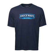 Shockwave Volleyball Performance Tee (Print Logo)