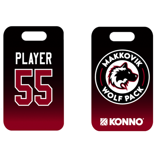 Makkovik Wolf Pack Custom Bag Tag (Sublimated)