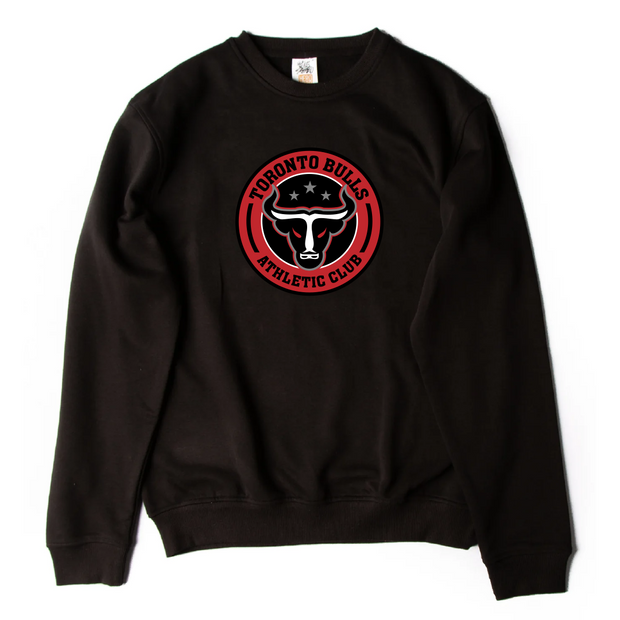 Toronto Bulls Premium Crewneck (Custom Twill Patch Logo)