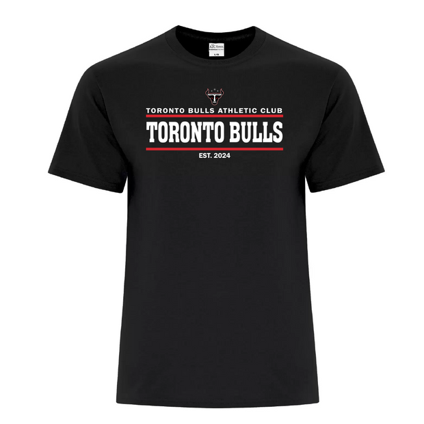 Toronto Bulls Cotton Tee (Print Full Logo)