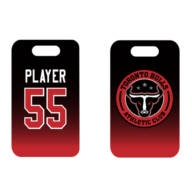 Toronto Bulls Custom Bag Tag (Sublimated)