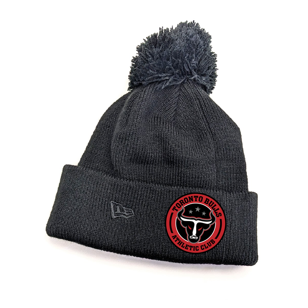 Toronto Bulls New Era Pom Pom Toque (Custom Patch)