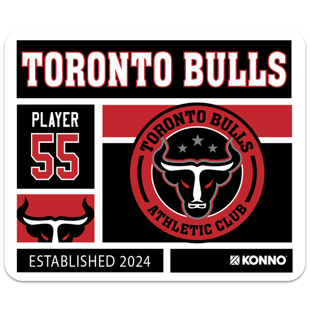 Toronto Bulls Personalized Sherpa Blanket (Sublimated)