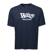 Wave Volleyball Performance Tee (Print Logo)