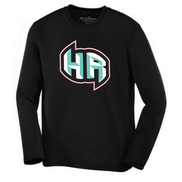 HR Juel Long Sleeve Performance Tee (Print Logo)