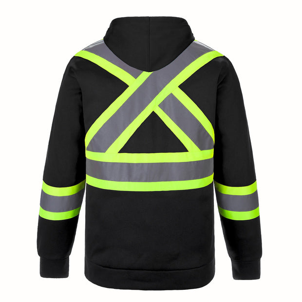 Hi-Vis Polyester Pullover Hoodie