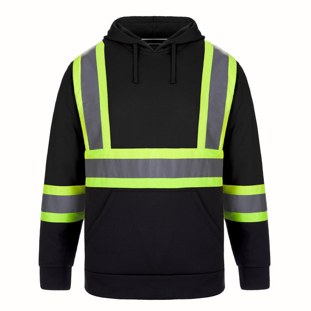 Hi-Vis Polyester Pullover Hoodie