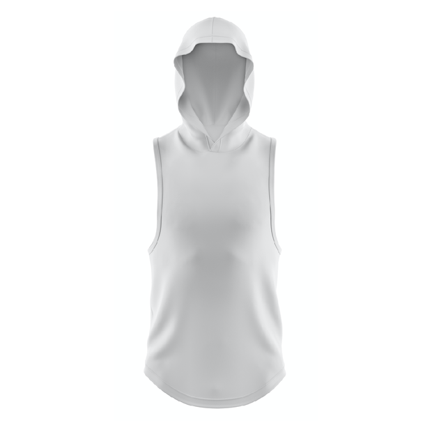 Sleeveless Unisex Lightweight Hooded T-Shirt