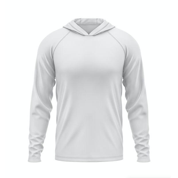 Long Sleeve Unisex Lightweight Hooded T-Shirt