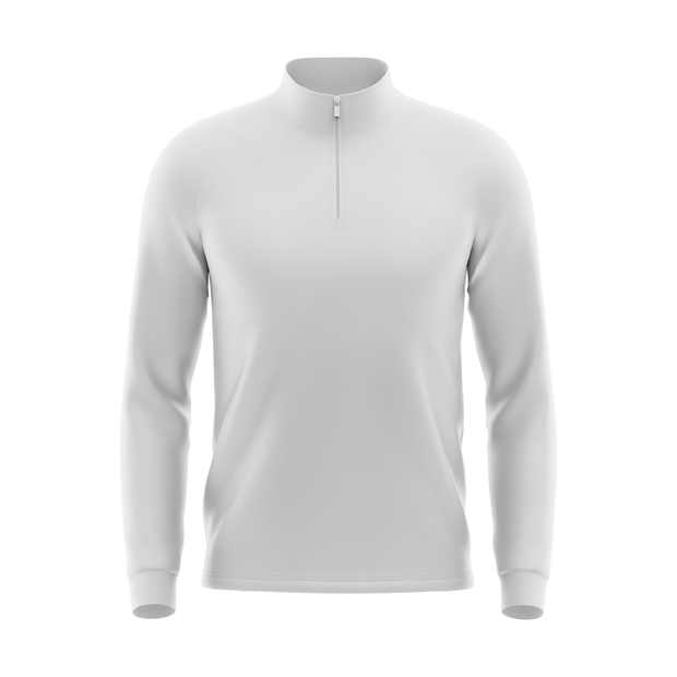Unisex 1/4 Zip Long Sleeve Raglan Performance Shirt