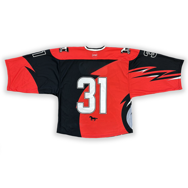 Custom hockey goalie hot sale jersey