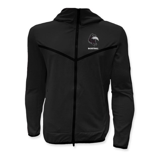 Ravens Horizon Black Track Jacket (Print Logo)